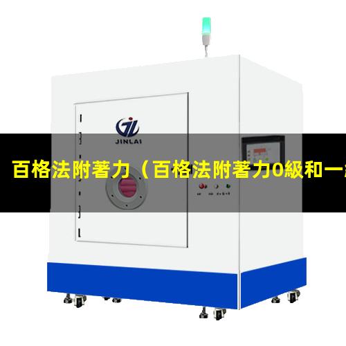 百格法附著力